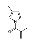 2-methyl-1-(3-methylpyrazol-1-yl)prop-2-en-1-one结构式