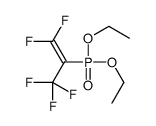 2-diethoxyphosphoryl-1,1,3,3,3-pentafluoroprop-1-ene Structure