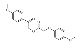 [2-(4-methoxyphenyl)-2-oxoethyl] 2-(4-methoxyphenoxy)acetate结构式