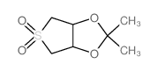 Thieno[3,4-d]-1,3-dioxole, tetrahydro-2,2-dimethyl-,5,5-dioxide结构式