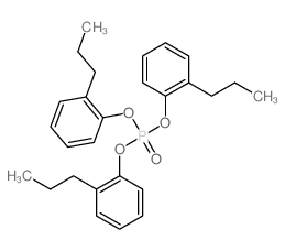 Phenol, 2-propyl-,phosphate (3:1) (9CI) Structure