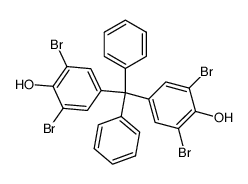 2,6,2',6'-tetrabromo-4,4'-benzhydrylidene-di-phenol结构式