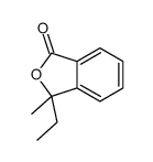 3-ethyl-3-methyl-2-benzofuran-1-one结构式
