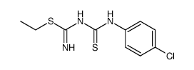 S-ethyl-N-(4-chloro-phenylthiocarbamoyl)-isothiourea Structure