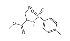 3-Bromo-2-(toluene-4-sulfonylamino)-propionic acid methyl ester Structure
