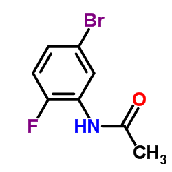N-乙酰基-5-溴-2-氟苯胺结构式