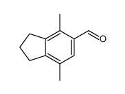 4,7-dimethyl-2,3-dihydro-1H-indene-5-carbaldehyde Structure