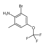 2-AMINO-3-BROMO-5-(TRIFLUOROMETHOXY)TOLUENE Structure