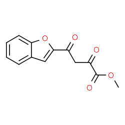 4-(苯并呋喃-2-基)-2,4-二氧代丁酸甲酯结构式