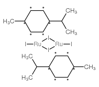 二碘(对伞花烃)钌(II)二聚体结构式