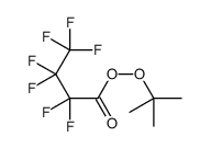 tert-butyl 2,2,3,3,4,4,4-heptafluorobutaneperoxoate Structure