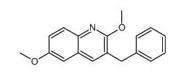 3-苄基-2,6-二甲氧基喹啉结构式