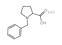 1-苄基-吡咯烷-2-羧酸 盐酸盐结构式