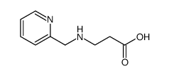 β-Alanine, N-(2-pyridinylmethyl) Structure