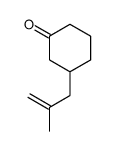3-(2-methylprop-2-enyl)cyclohexan-1-one结构式