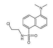 N-(2-chloroethyl)-5-(dimethylamino)naphthalene-1-sulfonamide Structure