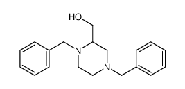 (1,4-Dibenzyl-piperazin-2-yl)-methanol Structure