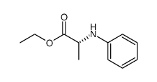 (R)-(+)-ethyl 2-(phenylamino)propanoate结构式