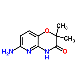 6-氨基-2,2-二甲基-2H-吡啶并[3,2-b][1,4]恶嗪-3(4H)-酮结构式