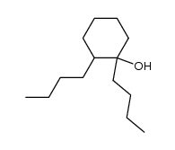 1,2-Dibutyl-cyclohexanol Structure
