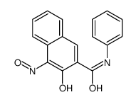 3-hydroxy-4-nitroso-N-phenylnaphthalene-2-carboxamide结构式