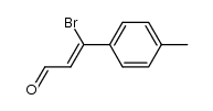(Z)-3-bromo-3-(p-tolyl)acrylaldehyde Structure