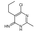 6-chloro-2-methyl-5-propylpyrimidin-4-amine Structure