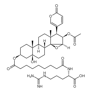 cinobufotalin 3-nonanedioylarginine ester结构式