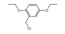 1,4-diethoxy-2-chloromethyl-benzene Structure