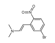 [(E)-2-(5-bromo-2-nitro-phenyl)-vinyl]-dimethyl-amine结构式