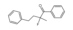 2-fluoro-2-methyl-1,4-diphenylbutan-1-one结构式