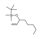 tert-butyl-dimethyl-oct-1-en-3-yloxysilane结构式