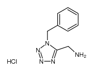 C-(1-benzyl-1H-tetrazol-5-yl)-methylamine, hydrochloride Structure