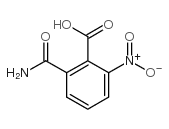 3-硝基邻苯二甲酸单酰胺结构式