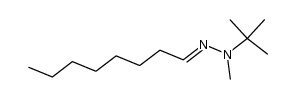 1-(tert-butyl)-1-methyl-2-octylidenehydrazine Structure