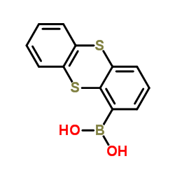 1-Thianthrenylboronic acid structure