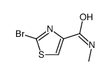 2-溴-N-甲基噻唑-4-甲酰胺结构式