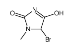 5-溴-1-甲基乙内酰脲结构式