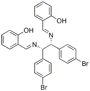 PHENOL, 2,2''-[[1,2-BIS(4-BROMOPHENYL)1,2-ETHANEDIYL]BIS(NITRILOMETHYLIDYNE)]BIS- R,S Structure