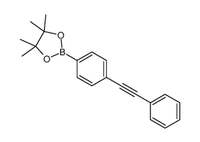 4-(Phenylethynyl)benzeneboronic acid pinacol ester Structure