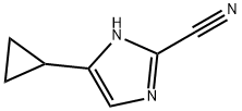 4-环丙基-1H-咪唑-2-甲腈结构式