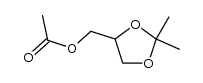 (RS)-acetyl-1,2-O-isopropylideneglycerol Structure