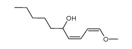 (1Z,3Z)-1-methoxy-5-hydroxy-5-pentyl-1,3-pentadiene Structure