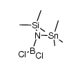 (dichloroboryl)(trimethylsilyl)(trimethylstannyl)amine结构式