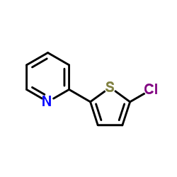 2-(5-Chlorothiophen-2-yl)pyridine Structure