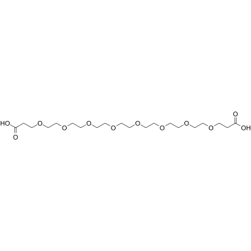 Bis-PEG8-acid结构式