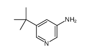 5-叔丁基吡啶-3-胺结构式