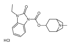 (8-methyl-8-azabicyclo[3.2.1]octan-3-yl) 3-ethyl-2-oxobenzimidazole-1-carboxylate,hydrochloride结构式