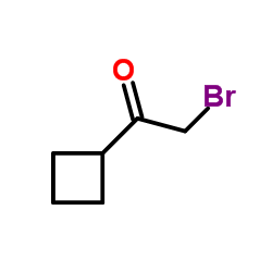 2-Bromo-1-cyclobutylethanone Structure