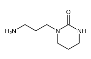 1-(3-aminopropyl)tetrahydro-2(1H)-pyrimidinone结构式